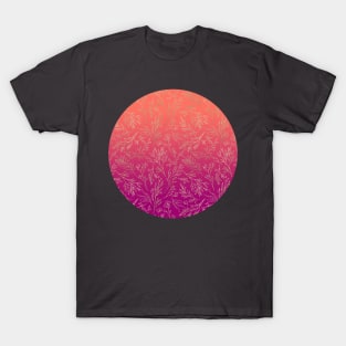 Floral Living Coral Summer Sky T-Shirt